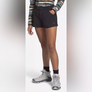 The North Face’s black Paramount Hiking Shorts, size medium